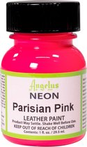 Angelus Leather Acrylic Paint - textielverf voor leren stoffen - acrylbasis - Neon Parisian Pink - 29,5ml