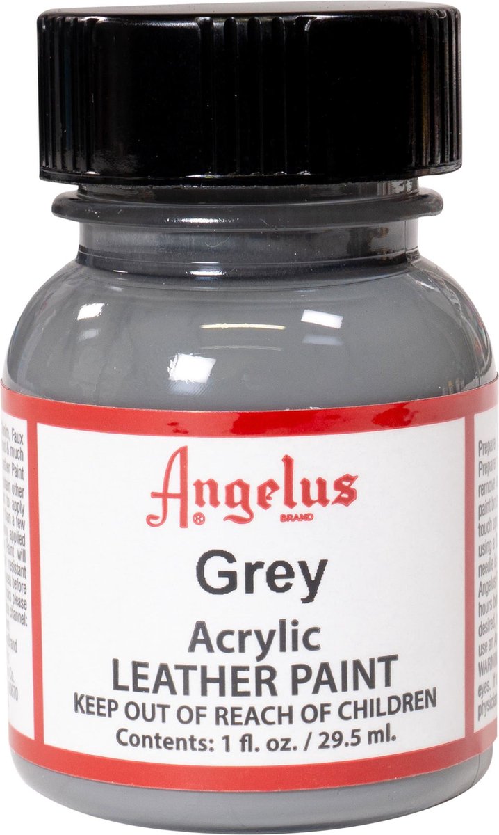 Angelus Leather Acrylic Paint - textielverf voor leren stoffen - acrylbasis - Grey - 29,5ml