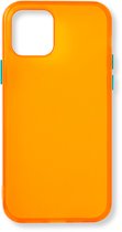 iPhone 12 / 12 Pro Telefoonhoes - Oranje - Siliconen Hoes - Phone Cover