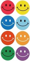 Beloningssticker - Sluitsticker - Sluitzegel – Smiley | Diverse kleuren |  Vrolijk – Lach – Gezichtje | Kaart | Envelop stickers | Cadeau - Gift - Cadeauzakje – Traktatie | Leuk inpakken | Beloning Kinderen | Jongens – Meisjes  - DH collection