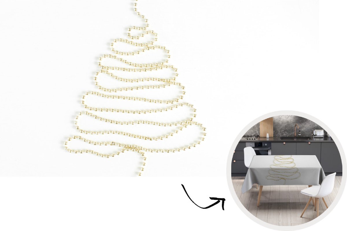 Glamour met de feestdagen: Tafellaken Kerst - Fairytale Rosenholz