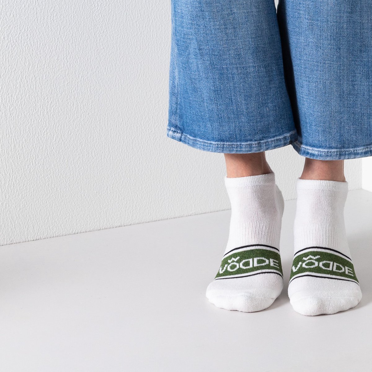 Duurzame sokken Vodde sneaker Icon Soft 1-pack White / 43-46