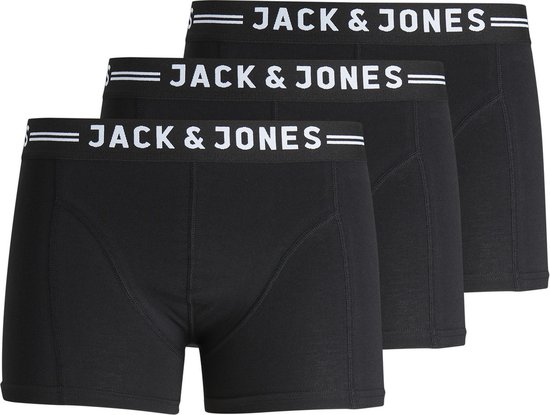 JACK&JONES JUNIOR SENSE TRUNKS 3-PACK NOOS JNR Garçons Slips - Taille 152
