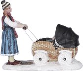Luville - Woman with pram - Kersthuisjes & Kerstdorpen