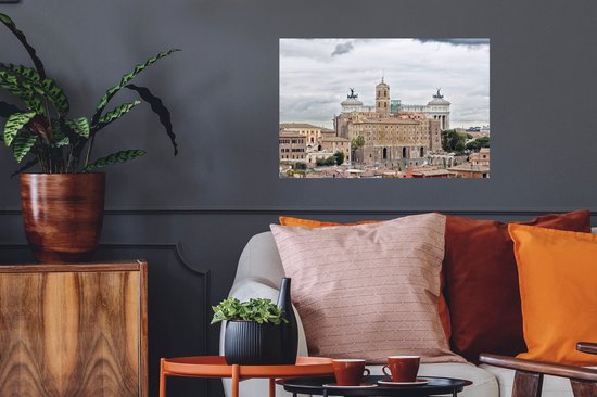 Sticker Muursticker Rome - Rome antique - 60x40 cm - film adhésif autocollant - sticker mural repositionnable