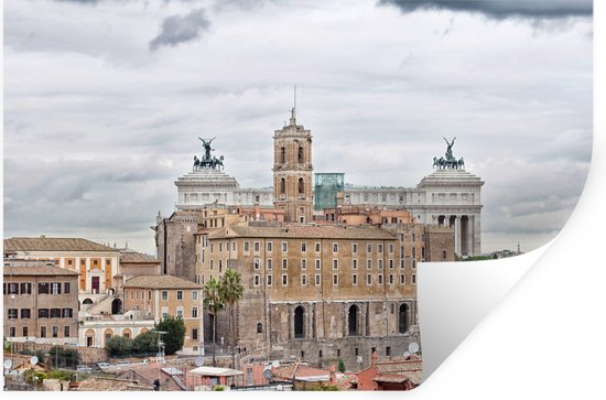 Sticker Muursticker Rome - Rome antique - 60x40 cm - film adhésif autocollant - sticker mural repositionnable