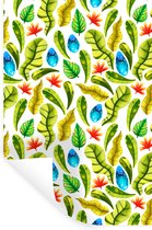 Stickers muraux - Jungle - Design - Feuilles - 20x30 cm - Film Adhésif
