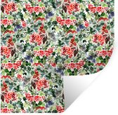 Stickers muraux - Aquarelle - Noël - Gui - 30x30 cm - Feuille adhésive