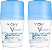 Vichy Deodorant Mineraal roller - 2 x 50ml