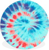 WallCircle - Tableau - Summer Tie Dye Xxl - Multicolore - 120 X 120 Cm