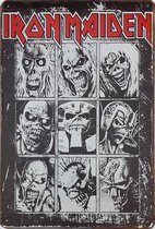 Wandbord Concert Bord - Iron Maiden Eddie