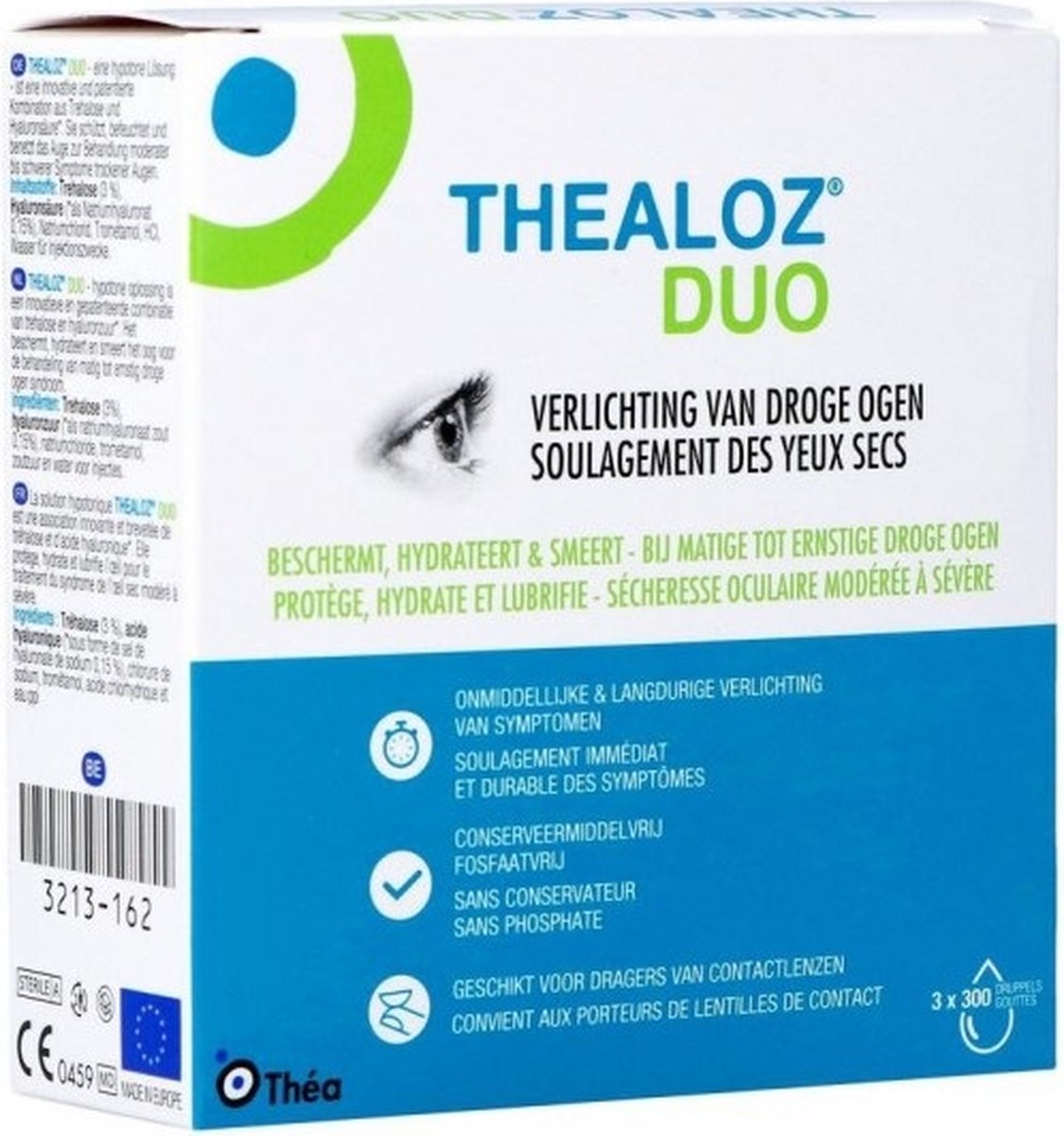 Thealoz Duo Oogdruppels 3 x 10 ml
