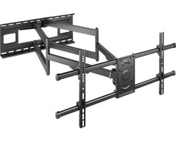 Lange stevige tv beugel tot 90 inch met 2 armen | 104cm uit de muur