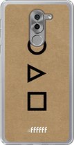 Honor 6X Hoesje Transparant TPU Case - Octopus Spel Symbols #ffffff