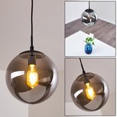 Belanian - Plafondlamp enkel met overkapping - Gerookt glas lamp - Smoke lamp - Muurlamp - Industriële lamp - LED lamp - Vintage lamp - Hanglamp - Zwart