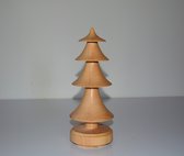 houten hand gedraaide kerstboom