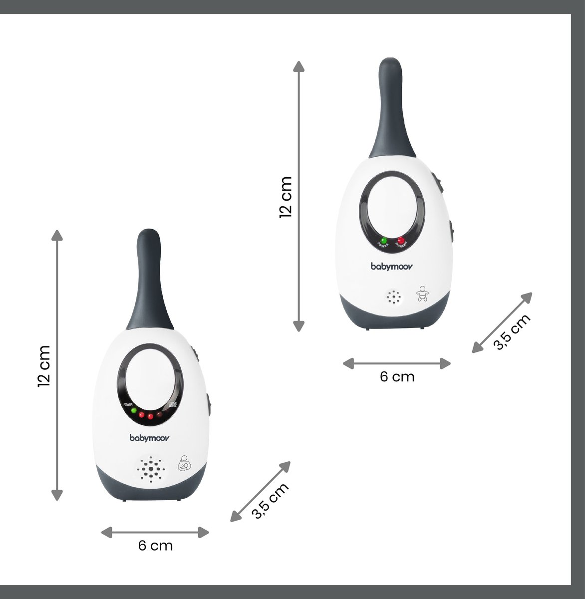 Babymoov Simply Care Babyfoon met Camera + 2 Adapters - afbeelding 3