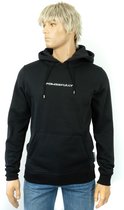 Powerfully Hoodie Geborduurd Classic Black - Zwart - Heren – Maat M