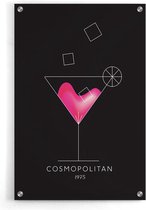 Walljar - Cosmopolitan Cocktail - Muurdecoratie - Plexiglas schilderij