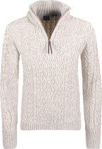 Superdry - Heren Trui met Rits - Jacob Henley - Beige