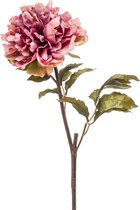 Kunstbloem Pioenroos 68 cm roze