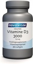 Nova Vitae - Vitamine D3-  3000-  75 mcg - 360 softgels