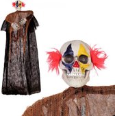 Skalet hanger Helloween | Clown| Helloween versiering | 180 CM | decoratie | hanger ophang | Carnaval
