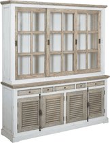 Kast | amanda | wit | 200 x 40/50 x 220(h) cm