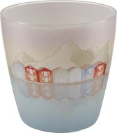 Goebel® - Scandic Home | Windlicht / Theelicht "Arctic Sea" | Glas, 9cm, waxinelicht houder