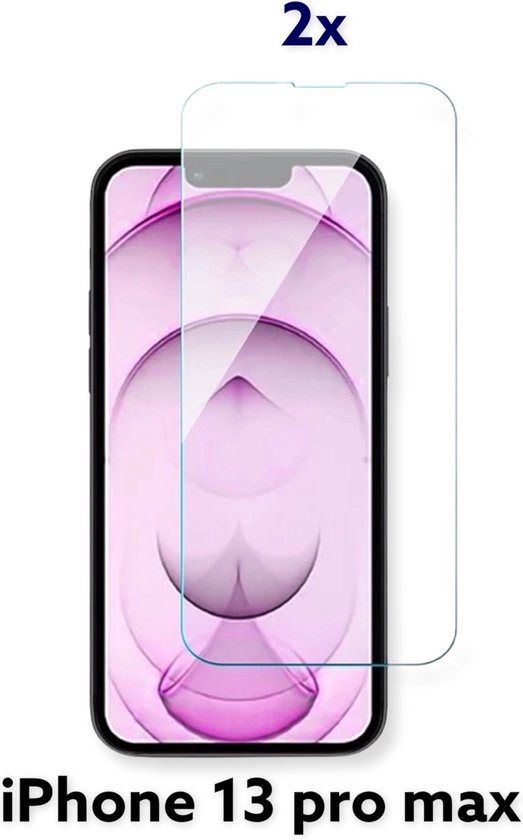 iphone 13 pro max screen protector 2x tempered glass