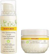 Burt's Bees- Sensitive Daily Moisturizing Cream + Sensitive Night Cream