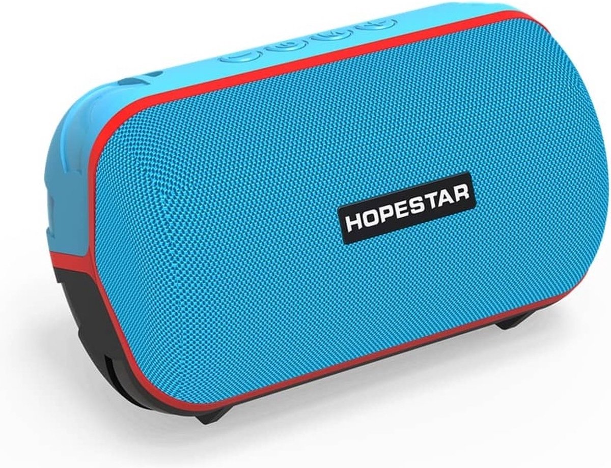Hopestar T6 Mini Blauw -luidspreker Draagbare draadloze luidspreker Draagbare waterdichte luidspreker Soundbar
