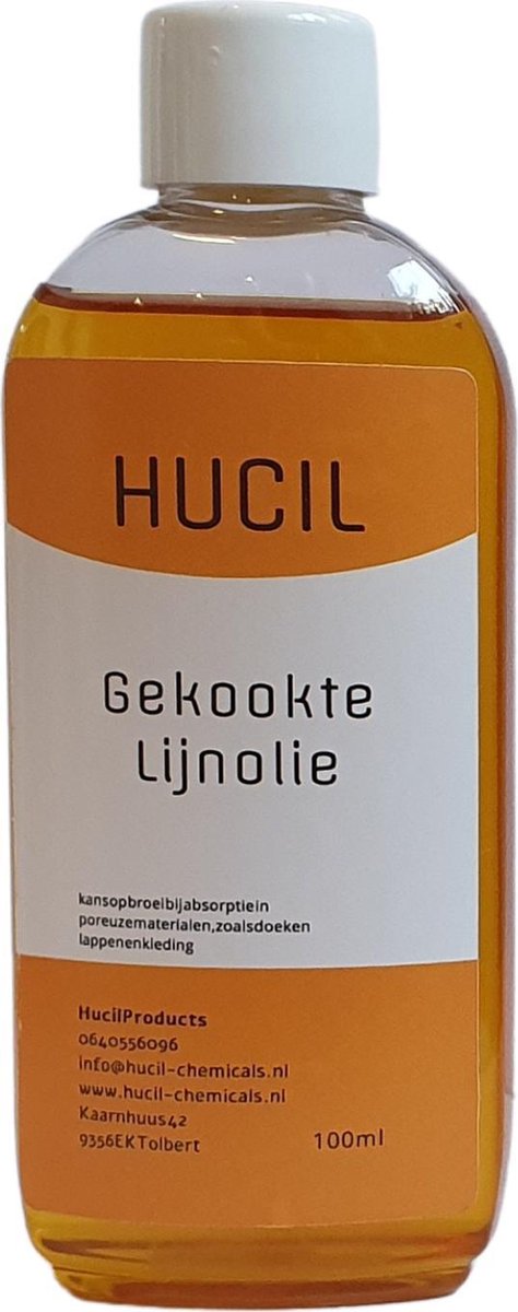 Gekookte lijnolie - lijnzaadolie voor hout