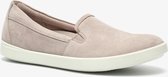 ECCO Barentz leren dames instappers - Beige - Maat 39 - Echt leer