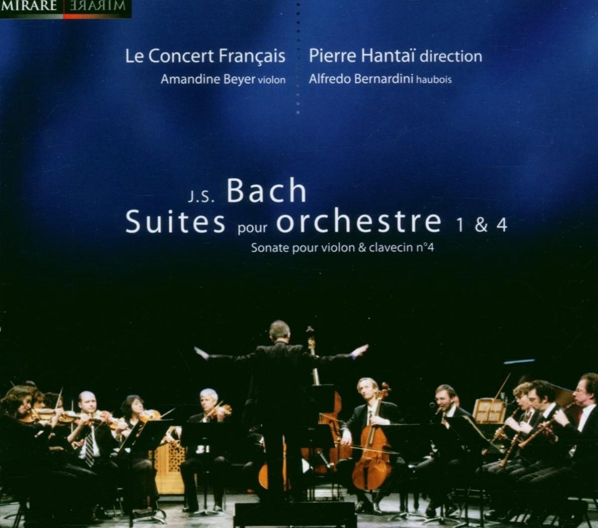 Le Concert Français, Pierre Hantaï - J.S. Bach: Suites Pour Orchestre 1 & 4 (CD)