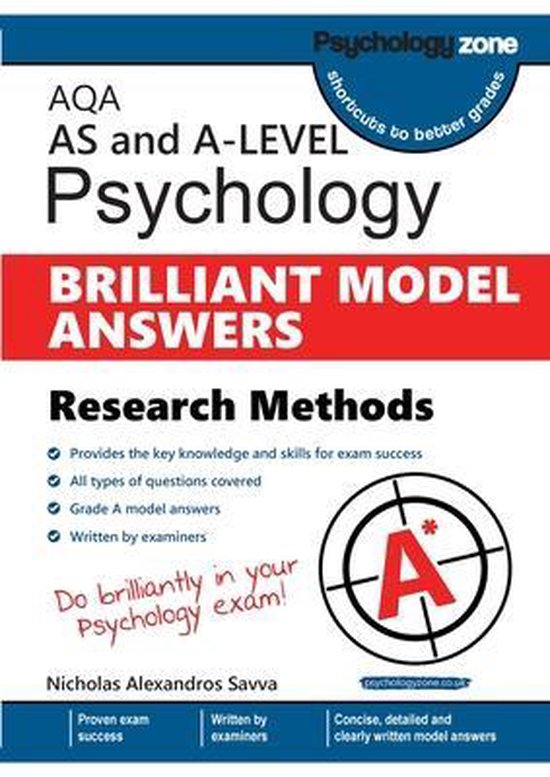 AQA Psychology BRILLIANT MODEL ANSWERS - cover