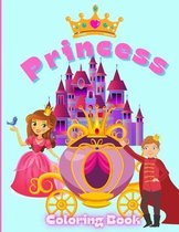 Princess Coloring Book for Girls ages 4-8