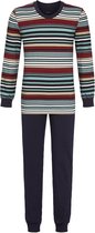 Ringella heren pyjama - Katoen - Streep  - 48  - Blauw