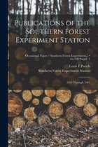 Publications of the Southern Forest Experiment Station: 1955 Through 1961; no.108