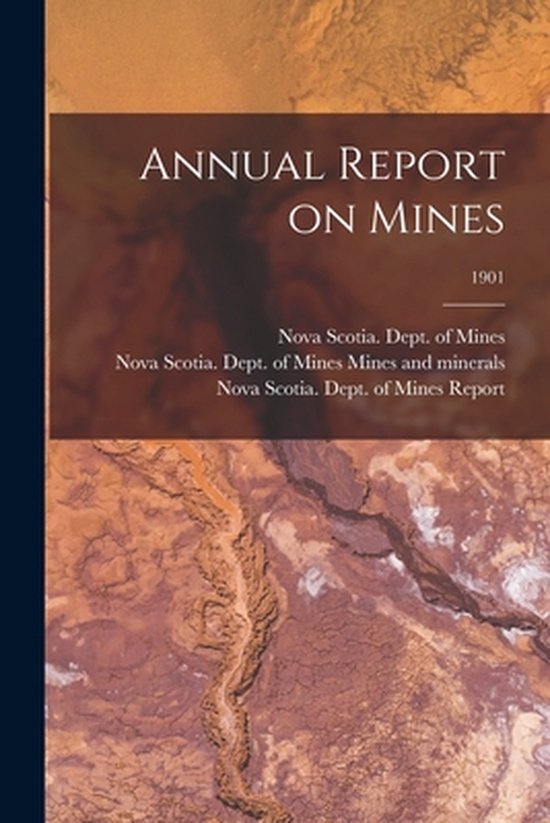 Annual Report on Mines; 1901 - cover