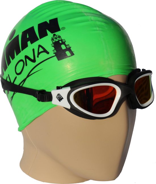 Tri-Sports.nl zwembril volwassenen met polariserende lenzen. Ideaal voor zwembad en open water zwemmen. Zwembril voor Triathlon