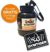 Gymtiger Scoop To Go - Fitness - Keychain - Scoop - Inclusief Gratis Patch - Trechter - Bodybuilding - Supplementen Keychain