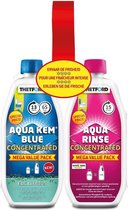 Thetford Duopack - Concentrated - Aqua Kem Blue - Aqua Rinse