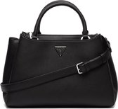 Guess Ambrose Turnlock Dames Satchel - Black