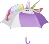 Playshoes - Parapluie pour Enfants - Unicorn - Rose et Arc-en-Ciel - Taille Unique