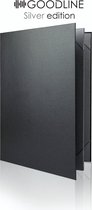 Goodline® - Luxe Metallic Zilveren Documentenmap / Aktemap - 4x A4 - Silver Edition