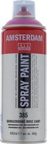 Spraypaint - Sprayverf - #385 - Quinacridonerose Licht - 400ml - Amsterdam - 1 stuk