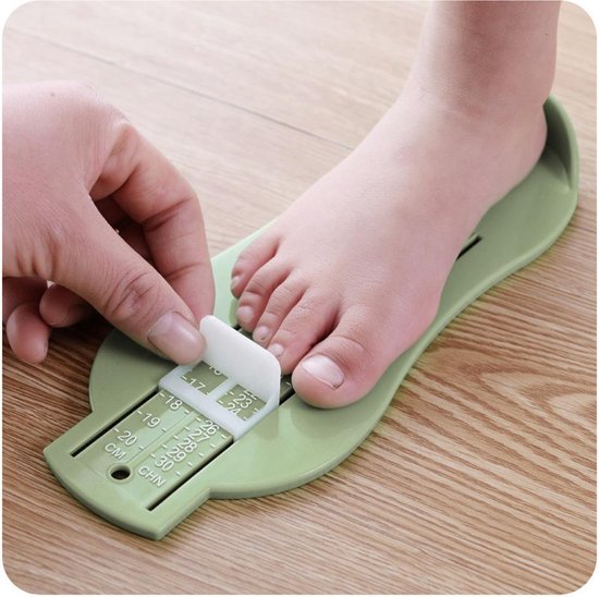 Produits SFT - Mètre de pointure - Enfants et bébés - Vert olive - Tableau  de mesure -... | bol