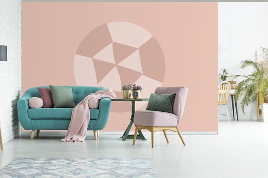Behang - Fotobehang Zomer - Parasol - Abstract - Breedte 330 cm x hoogte 220 cm