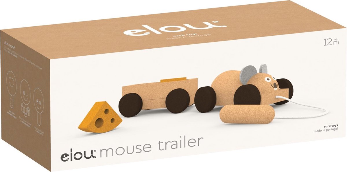 Kurken Trekspeeltje – Mouse Trailer